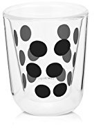 Zak Dot Dot doppelwand Glas 7,5 cl, Schwarz