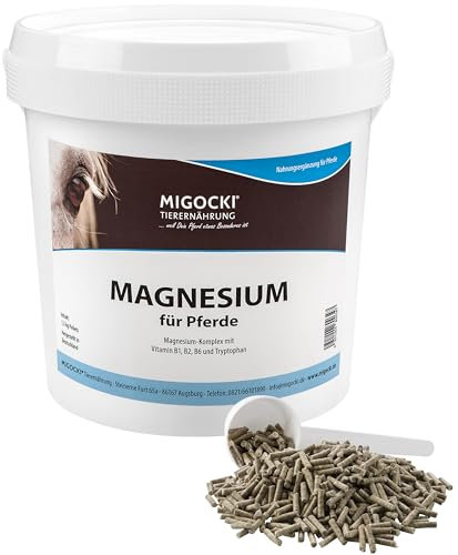 MIGOCKI Magnesium für Pferde Futterergänzung pelletiert 1,5 kg