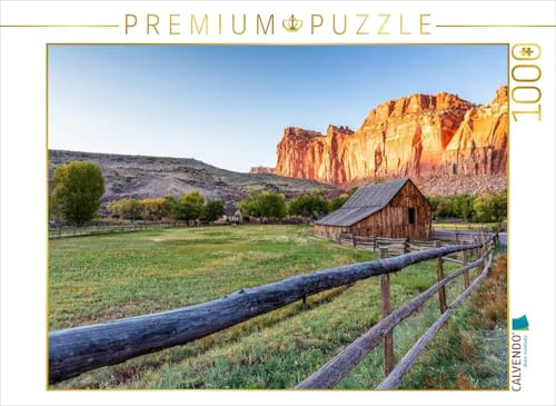 CALVENDO Puzzle Capitol Reef NP - Fruita Barn | 1000 Teile Lege-Größe 64 x 48 cm Foto-Puzzle für glückliche Stunden