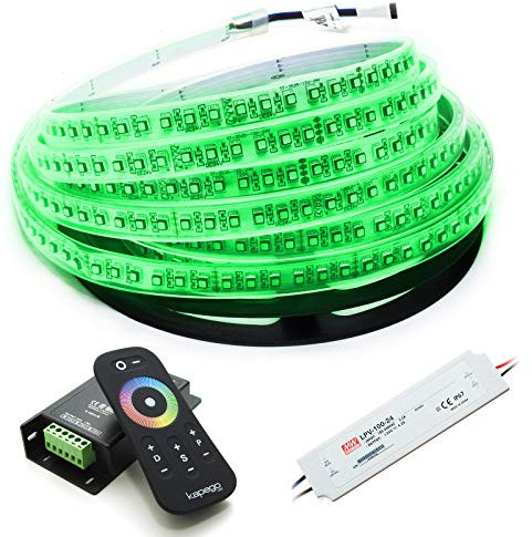Planetitaly Kit professionale striscia LED RGB IP67 cromoterapia doccia bagno turco 24V
