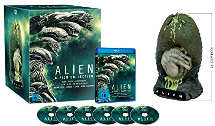 Alien 1-6 Collection - Special-Edition mit Alien-Ei-Figur (exklusiv bei amazon.de) [Blu-ray]