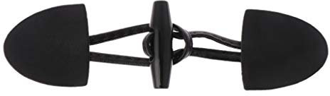 JIACUO 6 Paar Leder Horn Knebelverschluss Knöpfe Mantel Jacke Duffle Nähen DIY Bekleidung Handwerk