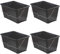 LG Harris Multipurpose Plastic Black Professional Paint Scuttle 15 Litre Tray (4 Scuttles)