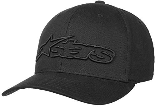 Alpinestars Herren Blaze Flexfit Baseball Kappe, Schwarz Schwarz, Einheitsgröße EU