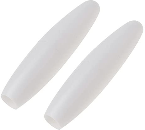 Musiclily Pro 5mm Plastik Gitarre Kappen für 4,8 mm Tremolo Vibrato Hebel Arm, Weiß(2 Stück)
