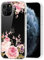 Yerebel iPhone 11 Pro Max Case 2019 Cute Case, Clear Flexible Bumper TPU Soft Rubber Silicone Cover Phone Case for iPhone 11 Pro Max 6.5 inch (rose flower)
