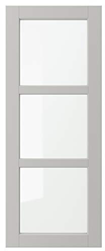 LERHYTTAN Glastür 40x100 cm Hellgrau