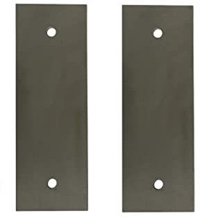 Lot de 2 Plaques de Connexion, Entretoise pour Collier de Serrage Carré et Rectangulaire (Acier Inoxydable V2A, 60 x 40 mm)