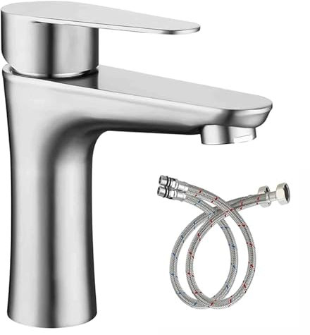 Wasserhahn Bad, Bad Armatur Waschbecken, Waschbeckenarmatur,Armatur Mischbatterie,Waschtisch Armatur,Badarmatur Wassersparend,Für Toilette,Badezimmer,Waschtischarmatur