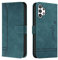 Trugox Handyhülle für Samsung Galaxy A13 4G Hülle Klappbar Klapphülle mit Kartenfach Handytasche Handy Schutzhülle Tasche Leder Wallet Flip Case Slim Book Cover - Blaugrün