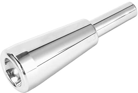 Trompetenmundstück, Metallmaterial in 3C-Größe, Strapazierfähiges Instrumententeil für Trompetenmundstück(Silber)