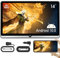 Reposacabezas portátil de 14 pulgadas, Android 10.0, para coche TV, televisor de reposacabezas de coche, compatible pantalla táctil, con WiFi/Bluetooth/HDMI/USB/AV in/FM/Airplay reproductor de video