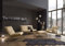 Froschkönig24 Vico Polstergarnitur Sofagarnitur Couch Sofa 4-Teilig Sand