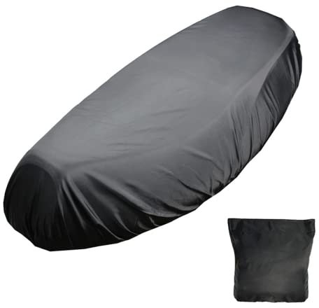bangminda Funda de Asiento de Motocicleta Funda Asiento Moto Protector Impermeable para Asiento de Moto Scooter Protección con Banda Elástica para Motocicleta (XXL)