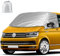 Externe Thermo Scheibenabdeckung passend für VW Transporter T6, Luxus Silber Wrap Windschutzscheibenabdeckung, Faltbare Frontscheibenabdeckung Winter Sommer Scheibenfrostschutz Abdeckung