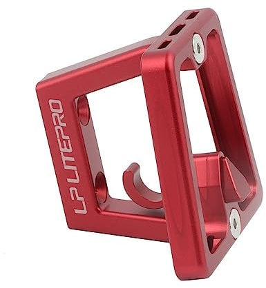 Frontträger Block Rucksack Halter Split Pad für Birdy Etc 3 Loch Dual Single Pull Folding Fahrrad Frontablage Träger Fahrradtasche Halterung Halter für Brompton Faltrad (rot)