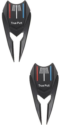 Toddmomy 2 Stück Golfgabel Golf Pitchgabel Klappbares Pitchgabel Grün Zubehör Mini-Clips Golf Pitchgabel Golf Rasen Reparaturwerkzeug Outdoor-Ballmarker Zarter Ballmarker Aus Metall