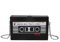 ALINUOYQ Damen-Luxus-Retro-Tasche, Radio-Form, PU-Leder, Kassettenrekorder-Druck, Mini-Ketten-Geldbörse, Damen-Tagestasche for den Pendelverkehr