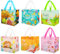 6 Stück Ostertüten Tragetaschen, 20,8x19,7x14,8 cm Osterkörbchen Groß Ostern Taschen zum Befüllen Geschenktüten Ostereiersuche Taschen für Geschenkverpackung Eiersuche Ostern Mitgebse