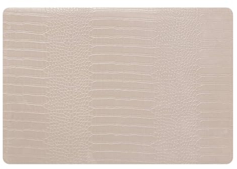 Secret de Gourmet - Tischset Croco beige 49x33cm