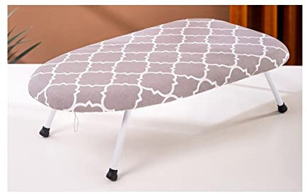 ALEjon Planche à Repasser Pliante Petite Planche à Repasser Table à Repasser de Bureau Portable Mini Compact Space Saver Planche à Repasser vêtements Support (Couleur: B) (B)