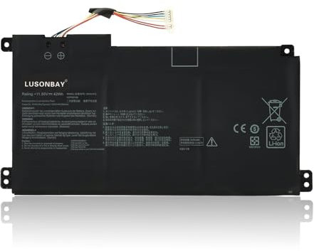 LUSONBAY B31N1912 C31N1912 Battery for ASUS Vivobook 14 E410MA L410MA E410KA E510KA E510MA R429MA Series Laptop 0B200-03680000 0B200-03680200 11.555 V 42WH