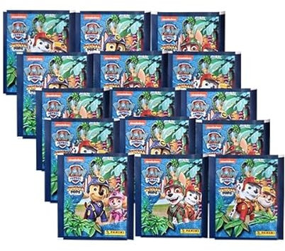 Panini Paw Serie 10 „Jungle Pups“ Patrol Sticker (2024) – 15x Stickertüten (Deutsche Version)