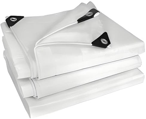 Bâche imperméable en PVC 3x4m 3x5m 3x6m | Bâche Robuste 500 g/m², bâches durables pour Serre, Bateaux, Tente, piscines(3x6m)