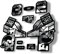 Autocollant de rechange pour fourche - Compatible avec Fox 32 2021 Step Cast Series - Camouflage blanc (brillant)