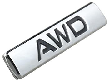 Metall AWD Emblem Auto Kotflügel Kofferraum Heckklappe Abzeichen Aufkleber Aufkleber Allradantrieb Allradantrieb 4x4 SUV