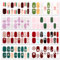 BOFUNX 8 Blätter Nagelfolie Weihnachten UV Gel Nagelfolien Selbstklebend Schneeflocke Reh Schneemann Weihnachtsbaum Nail Sticker Nagelaufkleber für Frauen und Mädchen