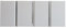 BRIDGE BENO Meuble de Salle de Bain - 120 x 460 cm - Montage Mural - avec 4 Portes à Fermeture Douce - sans lavabo - Blanc Mat
