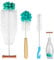 IKOPFLN Die 32.5 cm, 40cm, 21cm Bürste ist ideal für Sodastream-Glas- und Duo-Kunststoffflaschen. Sie hat Harte Borsten und einen weichen Schwamm, reinigt kraftvoll, 3 Pack, grün