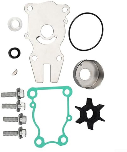 Oniissy Marine Tech Wasserpumpenlaufrad Reparatursatz kompatibel mit Yamaha Außenborder 40-50HP F50 F60 2/4-Takt Motoren Ersatzteil 63D-W0078 mit Neopren Impeller Dichtungsschrauben