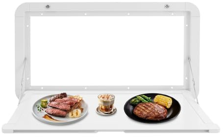 GAOUSD Wohnmobiltische Wandklapptisch Faltbarer Wohnmobil Picknicktisch Wohnmobil-Tische aus Aluminiumlegierung,Für Yachten, Decks, Terrassen, Transporter, Wohnwagen, LKW