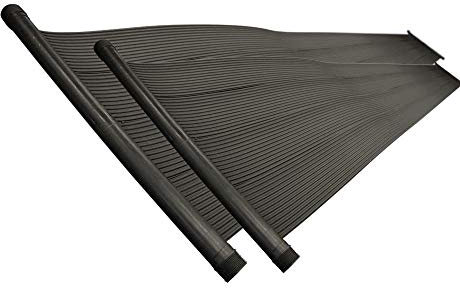 SunHeater Poolheizung, Zwei 2 x 20' Paneele - Solarheizung für Innen- und Aufgrund aus strapazierfähigem Polypropylen, erhöht die Temperatur, -14,4-12,2 °C, S240U schwarz