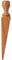 Merriway BH01616 Wooden Door Wedge Stopper, 163mm (6.1/2 inch), Brown