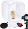 24x24 Inch 60cm Photo Studio Shooting Tent Light Cube Diffusion Soft Box Kit with 4 Colors Backdrops (Red Dark Blue Black White) for Photography (60x60)