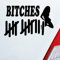 Hellweg Druckerei Strichliste Bitches Tally List Frau Fun PKW Auto Aufkleber Sticker Heckscheibenaufkleber
