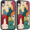 MAYCARI iPhone 6 Plus/6s Plus Case - Abstract Art Eyes Pattern Design Hard Back Case with Soft TPU Bumper for Girls, Children & Women