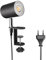 ledscom.de Klemmleuchte WAIKA, Schalter, schwarz matt, inkl. LED GU10 Lampe, 468lm warmweiß