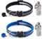 LATRAT Katzenhalsband, Anti-Strangulation, verstellbar, mit 2 Adressanhängern, für Kätzchen oder Welpen, Katzenhalsband, Blau, Schwarz, 2 Stück