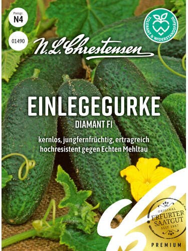 Einlegegurke Diamant, F1, Packungsgröße N4, Portion Saatgut