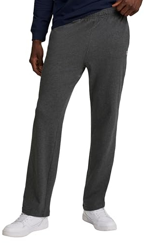 Champion - Pantaloni, Pantaloni di Cotone per Tutti I Giorni per Gli Uomini, Pantaloni A Fondo Aperto (Reg. O Grande E Alto), Pantaloni da Ginnastica Uomo