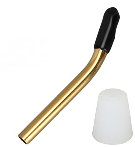 SPYMINNPOO Kettle Spout Extension Nozzle, Portable Stainless Steel Extension Spout Coffee Pot Spout Extender for Home Outdoor Use (White)