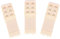 Yolev 3 Stück Damen BH-Verlängerer 3 Haken 2 Reihen Stretch-Unterwäsche Verlängerungsschnalle Verlängerungsgurt Schwangerschafts Zubehör(Heller Hautton)