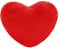 Naisicatar Herzkissenkissen, 15x20 cm rote Plüsch -Wurfkissen, Valentinstag Süßes weiches Plush -Herzkissen für geliebte Hochzeitsheimdekoration