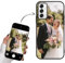 GeRRiT Personalisierte Handyhülle für Samsung Galaxy A34 5G,Personalisiert Hülle mit Selbst Gestalten Foto Bild Schutzhülle,Schwarz und Durchsichtig Silikon Stoßfest Individuelle Case