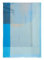 Marc O'Polo Damen Schal mit Allover-Print leicht, Mehrfarbig (Multi/Shiny Blue), One Size