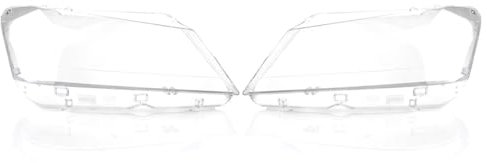 LST 2x Scheinwerferglas Streuscheibe Frontlicht Abdeckung Halogen Xenon links rechts Set kompatibel mit BMW X3 F25 09/2010-04/2014